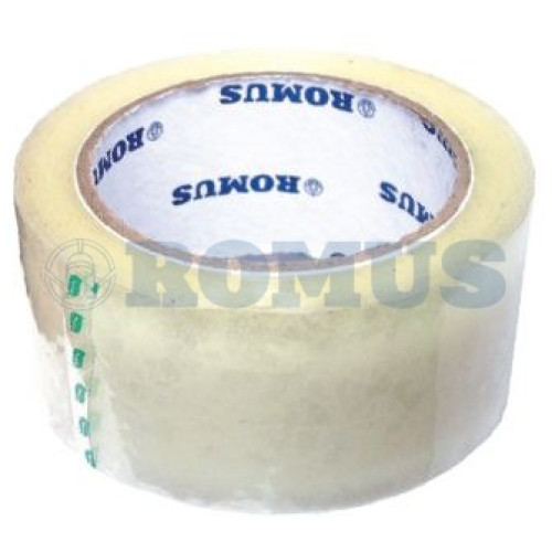 Клейка стрічка пакувальна Romus 48 мм х 100 м 45 мкм Прозора